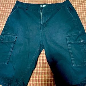 LRG Lifted Research Group Black Cargo Shorts